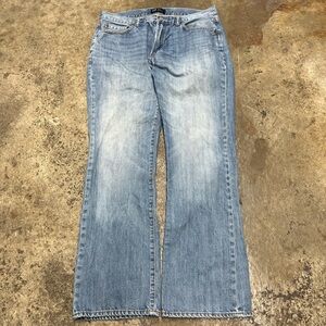 Gap Bootcut Denim Jeans Men’s 36x34 Light Wash Streetwear Grunge Retro Western